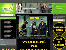 Tablet Screenshot of bortex.sk